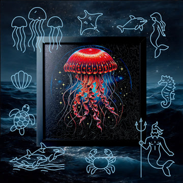 Medúza Ruby dřevěné puzzle