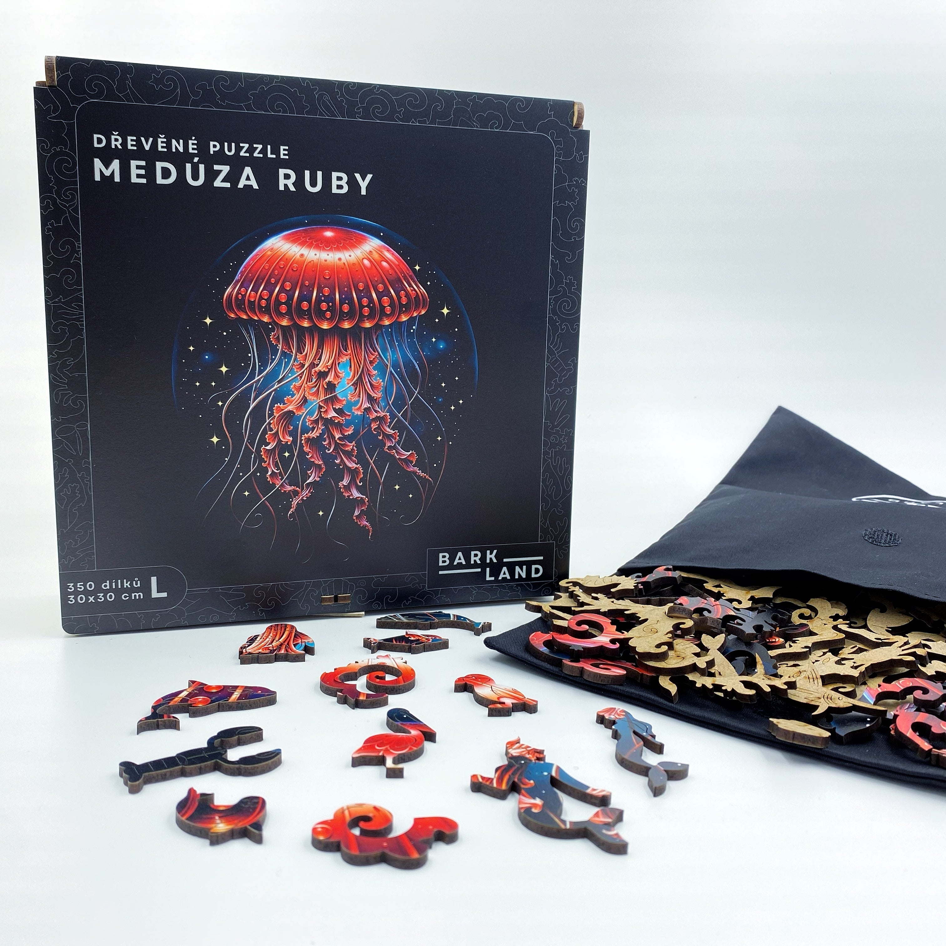 Medúza Ruby dřevěné puzzle