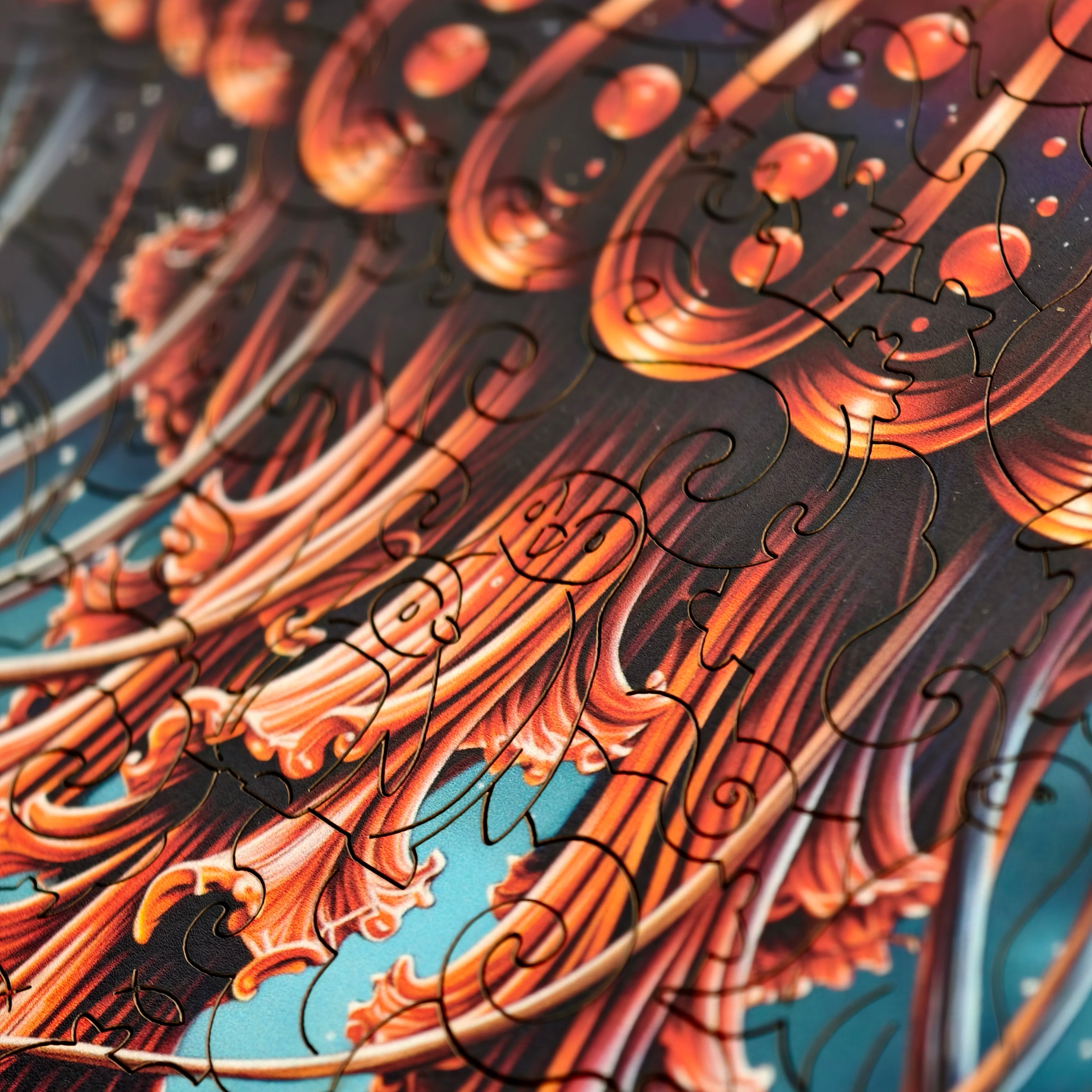 Medúza Ruby dřevěné puzzle